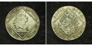20 Kreuzer Electorate of Bavaria (1623 - 1806) Silver Maximilian III Joseph, Elector of Bavaria (1727 – 1777)