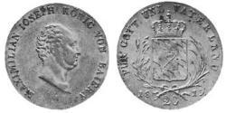 20 Kreuzer Kingdom of Bavaria (1806 - 1918) Silver 