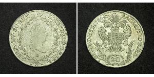20 Kreuzer 神圣罗马帝国 (962 - 1806) 銀 弗朗茨二世 (神圣罗马帝国) (1768 - 1835)