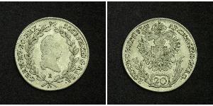 20 Kreuzer 神圣罗马帝国 (962 - 1806) 銀 弗朗茨二世 (神圣罗马帝国) (1768 - 1835)