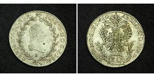 20 Kreuzer 神圣罗马帝国 (962 - 1806) 銀 弗朗茨二世 (神圣罗马帝国) (1768 - 1835)