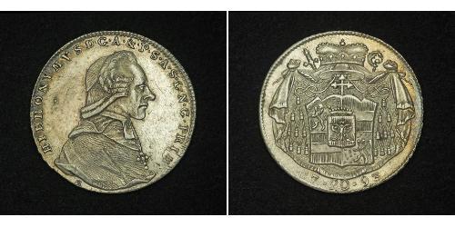 20 Kreuzer 萨尔茨堡 (1328 - 1803) 銀 Count Hieronymus von Colloredo (1732 - 1812)