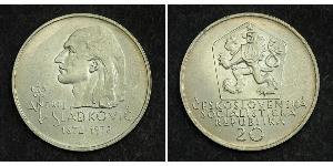20 Krone Tchécoslovaquie  (1918-1992) Argent Andrej Sládkovič