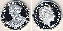 20 Krone Îles Turques-et-Caïques Argent 