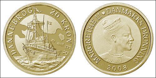 20 Krone Denmark Bronze/Aluminium 
