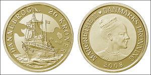 20 Krone Dänemark Bronze/Aluminium 