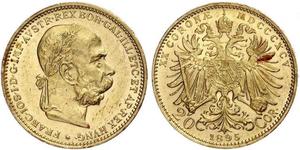 20 Krone Austria-Hungary (1867-1918) Gold Franz Joseph I (1830 - 1916)