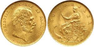 20 Krone Dänemark Gold Christian IX. von Dänemark (1818-1906)
