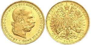 20 Krone Österreich-Ungarn (1867-1918) Gold Franz Joseph I (1830 - 1916)
