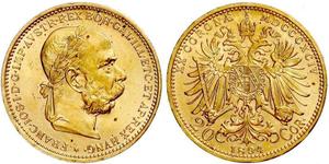 20 Krone Österreich-Ungarn (1867-1918) Gold Franz Joseph I (1830 - 1916)