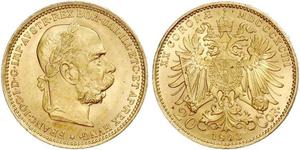 20 Krone Österreich-Ungarn (1867-1918) Gold Franz Joseph I (1830 - 1916)