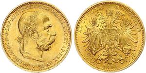 20 Krone Österreich-Ungarn (1867-1918) Gold Franz Joseph I (1830 - 1916)