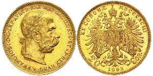 20 Krone Österreich-Ungarn (1867-1918) Gold Franz Joseph I (1830 - 1916)
