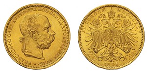 20 Krone Autriche-Hongrie (1867-1918) Or Franz Joseph I (1830 - 1916)