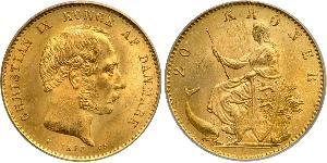 20 Krone Danimarca Oro Cristiano IX di Danimarca (1818-1906)