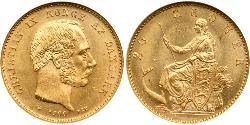 20 Krone Dinamarca Oro Christian IX de Dinamarca (1818-1906)