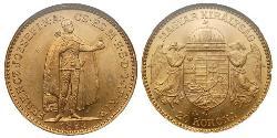 20 Krone Hungría (1989 - ) Oro 
