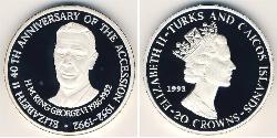 20 Krone Turks- und Caicosinseln Silber 