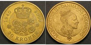 20 Krone Dänemark  