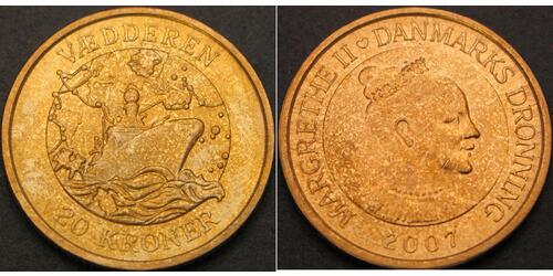 20 Krone Dänemark  