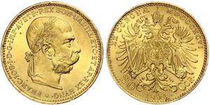 20 Krone 奥匈帝国 (1867 - 1918) 金 弗朗茨·约瑟夫一世 (1830 - 1916)