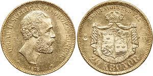20 Krone 瑞典 金 奧斯卡二世 (1829-1907)