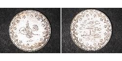 20 Kurush Imperio otomano (1299-1923) Plata Mehmed V