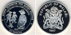 20 Kwacha Malawi (1964 - ) Silber 
