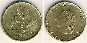 20 Lira Italien Bronze/Aluminium 