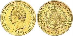 20 Lira Italien / Italian city-states Gold 