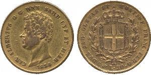 20 Lira Königreich Sardinien (1324 - 1861) / Italien Gold Karl Albert (Sardinien-Piemont) (1798 - 1849)