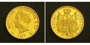 20 Lira Kingdom of Italy (Napoleonic) (1805–1814) Gold Napoleon (1769 - 1821)