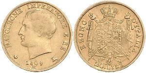 20 Lira Kingdom of Italy (Napoleonic) (1805–1814) Gold Napoleon (1769 - 1821)