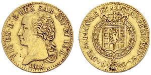 20 Lira Kingdom of Sardinia (1324 - 1861) Gold Victor Emmanuel I of Sardinia
