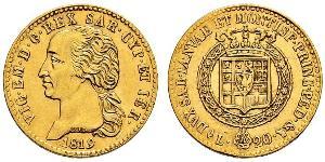 20 Lira Königreich Sardinien (1324 - 1861) Gold Viktor Emanuel I.