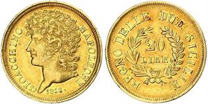 20 Lira Italie Or 
