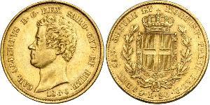 20 Lira Italie / Royaume de Sardaigne (1324 - 1861) Or Charles-Albert de Sardaigne (1798 - 1849)