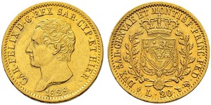 20 Lira Italia / Italian city-states Oro 