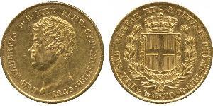 20 Lira Regno di Sardegna (1324 - 1861) / Italia Oro Carlo Alberto di Savoia (1798 - 1849)