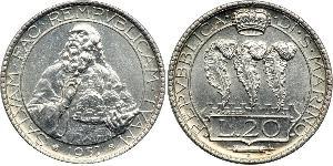 20 Lira San Marino (301 - ) Silber 