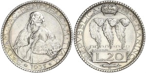 20 Lira San Marino (301 - ) Silber 