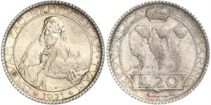 20 Lira San Marino (301 - ) Silber 