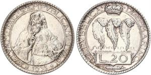 20 Lira San Marino (301 - ) Silber 