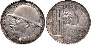 20 Lira Kingdom of Italy (1861-1946)  Vittorio Emanuele III (1869 - 1947)