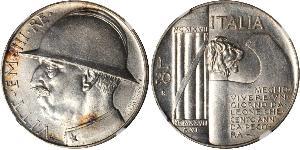 20 Lira 意大利王國 (1861-1946)  Vittorio Emanuele III (1869 - 1947)