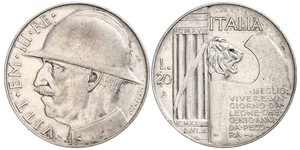 20 Lira 意大利王國 (1861-1946)  Vittorio Emanuele III (1869 - 1947)