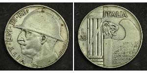 20 Lira 意大利王國 (1861-1946)  Vittorio Emanuele III (1869 - 1947)