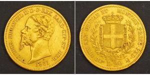 20 Lira 意大利王國 (1861-1946) 金 维托里奥·埃马努埃莱二世