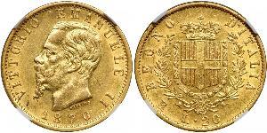20 Lira 意大利王國 (1861-1946) 金 维托里奥·埃马努埃莱二世