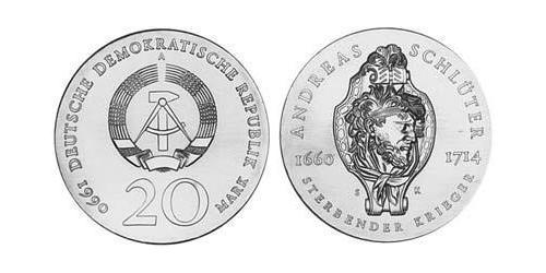 20 Mark Repubblica Democratica Tedesca (1949-1990) Argento 